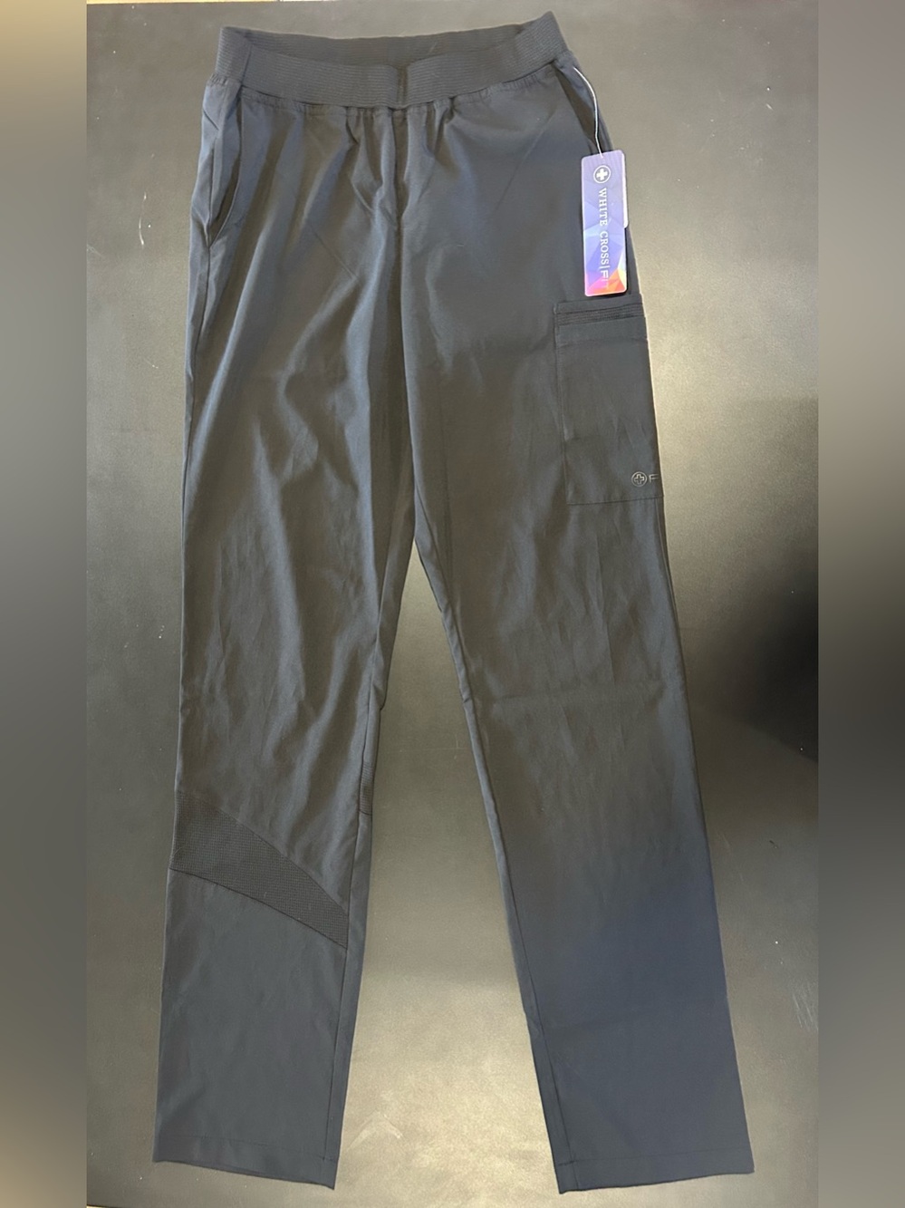 ✨TALL✨ White Cross Women’s Black Scrub Pants